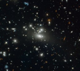 Galaxy cluster Abell S1077 Credit: HST WFC3 